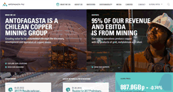 Desktop Screenshot of antofagasta.co.uk